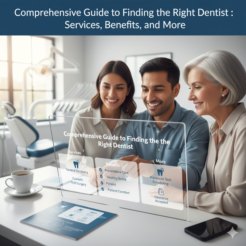 Comprehensive Guide to Finding the Right Dentist : Services, Benefits, and More 2 Finding the Right Dentist