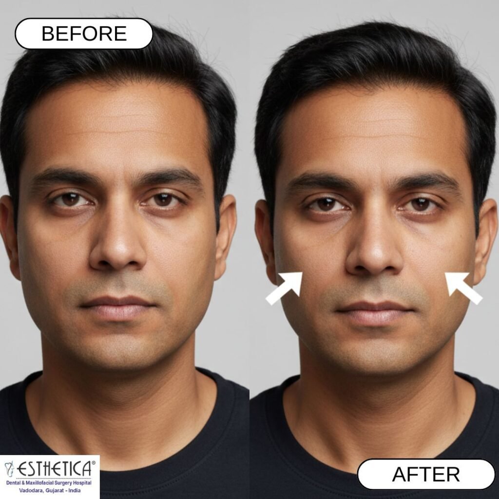Cheek AugmentationCheek Surgery January 2026 Vadodara India