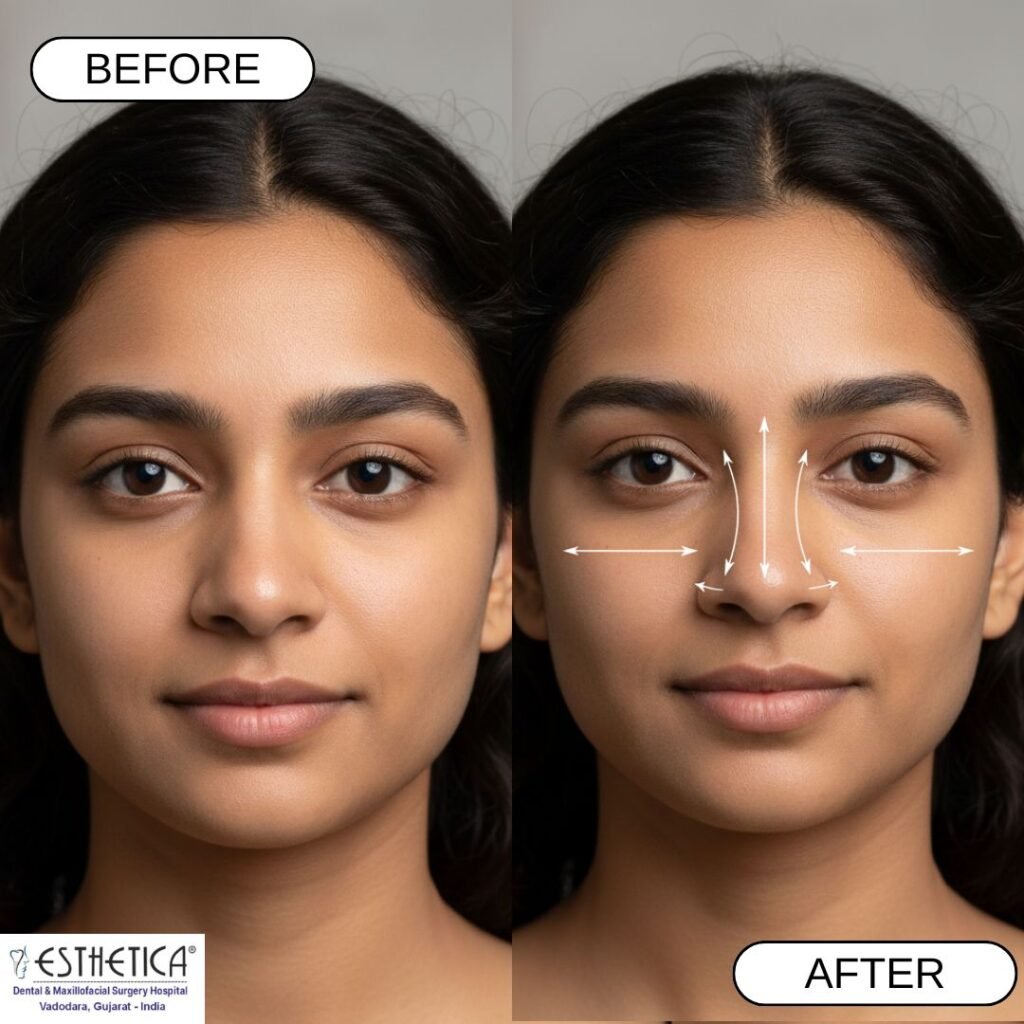 nose surgery January 2026 Vadodara India