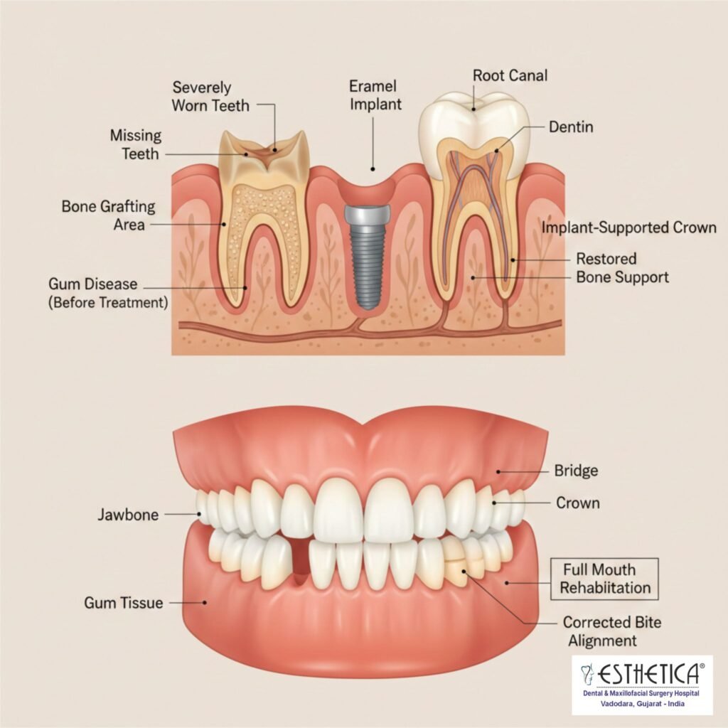 Flap surgery for teeth 2 February 2026 Vadodara India